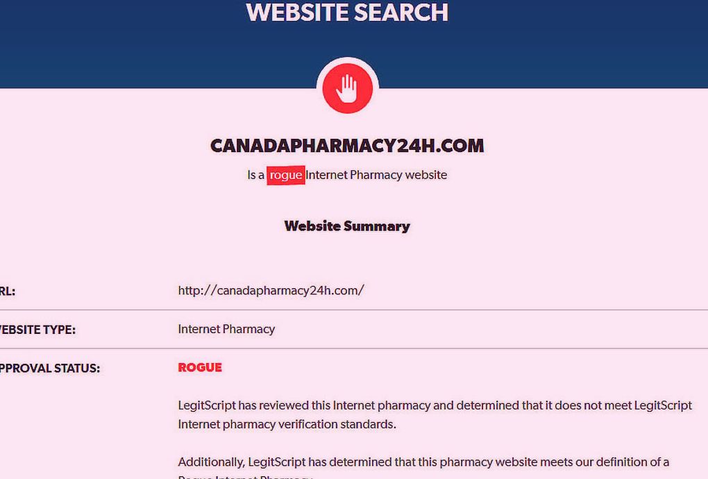 CanadaPharmacy24h.com Reviews